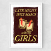 Spicy Margs with My Girls Medium White Frame