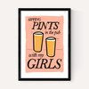 Pints in the Pub with My Girls