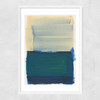 Green Blue Yellow Layers Narrow White Frame