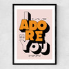 Adore You Narrow Black Frame