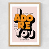Adore You Medium Oak Frame