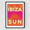 Ibiza Sun Narrow Black Frame