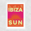 Ibiza Sun Narrow White Frame