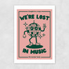 Lost In Music Unframed Print