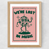 Lost In Music Wide Oak Frame