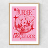 Murder On The Dance Floor Narrow Oak Frame