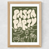 Pasta Party Wide Oak Frame