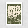Pasta Party Unframed Print