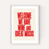Welcome Wine & Music