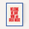 Welcome Wine & Music