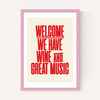 Welcome Wine & Music