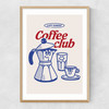 Lazy Sunday Coffee Club Narrow Oak Frame
