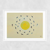 Fly Away With Me Narrow White Frame