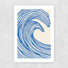 Wavy Lines Unframed Print