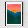 Echo Narrow Black Frame