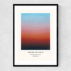 The Solstice Series - Fields Of Gold Narrow Black Frame