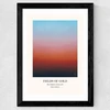 The Solstice Series - Fields Of Gold Wide Black Frame