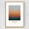 The Solstice Series - Reflections Medium Oak Frame