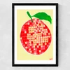 Disco Orange Medium Black Frame