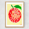 Disco Orange Medium Oak Frame