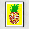 Disco Pineapple Narrow Black Frame