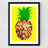 Disco Pineapple Medium Black Frame