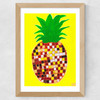 Disco Pineapple Wide Oak Frame