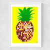 Disco Pineapple Medium White Frame