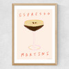Espresso Martini Time Medium Oak Frame