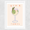 Gin & Tonic Time Wide White Frame