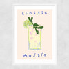 Mojito Time Narrow White Frame