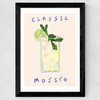 Mojito Time Wide Black Frame