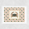 Check Out This Crab Narrow White Frame