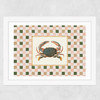 Check Out This Crab Wide White Frame