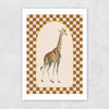 Check Out This Giraffe Unframed Print
