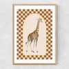 Check Out This Giraffe Narrow Oak Frame