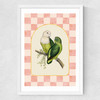 Check Out These Lovebirds Medium White Frame