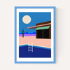 Desert House By Night