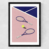 LA Tennis Club Medium Black Frame