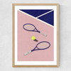 LA Tennis Club Medium Oak Frame