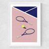 LA Tennis Club Medium White Frame