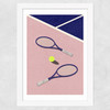LA Tennis Club Wide White Frame