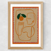 Fruit Fiesta I Wide Oak Frame