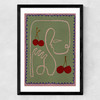 Fruit Fiesta V Medium Black Frame