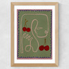Fruit Fiesta V Wide Oak Frame