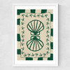 Seashell Symphony Medium White Frame