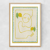 Squeeze of Joy Narrow Oak Frame