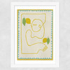 Squeeze of Joy Wide White Frame