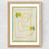 Squeeze of Joy Wide Oak Frame
