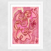 Escape to Peace Wide White Frame